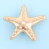 Charm kim loại Golden Shell cao cấp - Phụ kiện DIY sandal, nút pin thời trang 55k 4