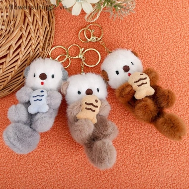 Charm Túi Móc Khóa Động Vật Cuddly Sang Trọng - Phụ Kiện Dễ Thương Cho Ba Lô - 65.560₫ 2