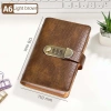 Chất kết dính tiền FUHUIOT, ví khóa mật khẩu 50 tờ A6, quản lý ngân sách 8