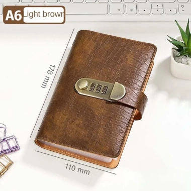 Chất kết dính tiền FUHUIOT, ví khóa mật khẩu 50 tờ A6, quản lý ngân sách 8