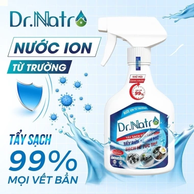 Chất tẩy đa năng Dr Natro 500ml công nghệ ION siêu sạch và tặng Miếng nhám