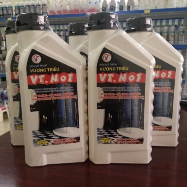 Chất tẩy đa năng Vương Triều 800ml Tẩy trắng gạch men sàn nhà cặn canxi giá 54.000đ 5