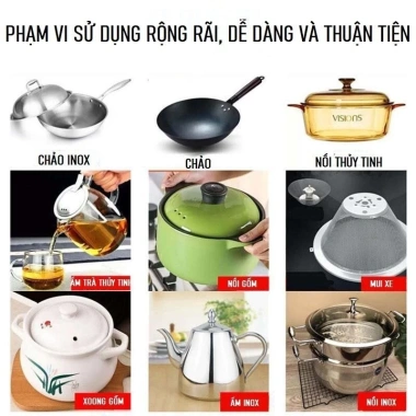 Chất tẩy rửa đáy nồi 500ml - Nước lau bếp tẩy dầu mỡ, sạch vết đen, bếp sáng bóng 6