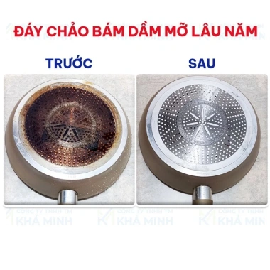 Chất tẩy rửa đáy nồi 500ml - Nước lau bếp tẩy dầu mỡ, sạch vết đen, bếp sáng bóng 7