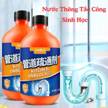 Chất tẩy rửa ống dẫn nước sạch bám bẩn, thích hợp cho ống thoát bếp và phòng tắm - 46.000 VND 3
