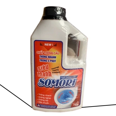 Chất thông cầu SOMORI 750g - Giảm giá 48.000đ, làm sạch bồn cầu và lavabo 2