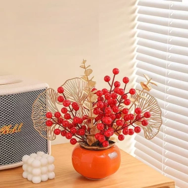 Chậu Cây Đào Đông Minisize Tài Lộc Trang Trí Phòng - Ưu Đãi 45.000₫ Tết 2.026 8