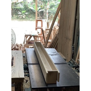 Chậu cây gỗ tự nhiên 120x12 cm - cao 12cm, thiết kế sang trọng, giảm giá 250.000đ 4