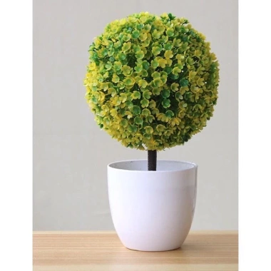 Chậu cây hoa giả để bàn đẹp, lựa chọn màu đa dạng, giá ưu đãi 79.000₫ 3