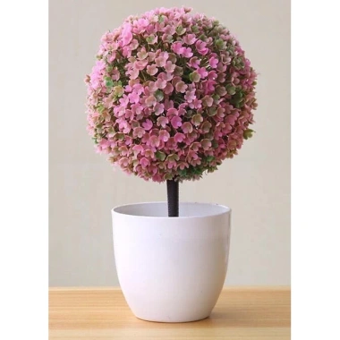 Chậu cây hoa giả để bàn đẹp, lựa chọn màu đa dạng, giá ưu đãi 79.000₫ 5