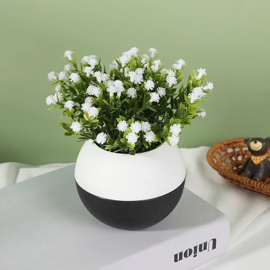 Chậu cây mô phỏng Gypsophila có hoa - Trang trí bàn làm việc, giá ưu đãi 40.000₫ 6 Chậu cây mô phỏng Gypsophila có hoa - Trang trí bàn làm việc, giá ưu đãi 40.000₫ 6