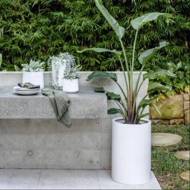 Chậu cây ngoài trời 30x45cm composite siêu nhẹ DTFS022 - Giá ưu đãi 398k, giao hàng toàn quốc