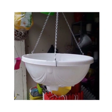 Chậu chảo nhựa treo dây xích 29x15cm - Trồng hoa, cây cảnh, Giá chỉ 15.086 VND 2
