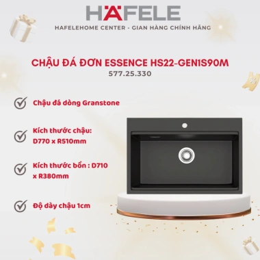 Chậu Đá ESSENCE Hafele HS22-GEN1S90M – Thiết Kế Sang Trọng, Tiện Lợi, Giảm 20%