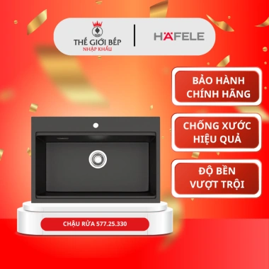 Chậu Đá Hafele HS22-GEN1S90M - Bền Đẹp, An toàn thực phẩm, Giá 6,4 triệu