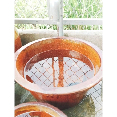 Chậu đa năng gốm 7: rửa rau, trồng sen, ngâm chân, nuôi cá, rửa tay - 139.000₫ 10
