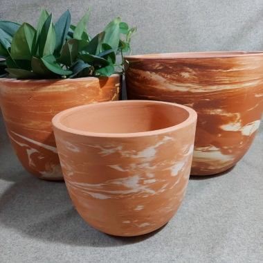 Chậu đất nung bầu kem sữa size lớn Bông Garden – Trồng cây cảnh, giá chỉ 110.000₫ 3