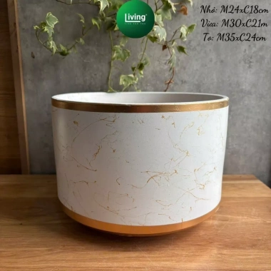 Chậu để bàn gôm sứ cao cấp, chậu trồng cây vân đá sang trọng - Giá chỉ 78.000đ 10 Chậu để bàn gôm sứ cao cấp, chậu trồng cây vân đá sang trọng - Giá chỉ 78.000đ 10