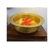Chậu đồng vàng gò thủ công vã hoa hạt 27cm/36cm - giảm còn 980.000₫