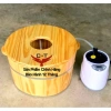 Chậu Gỗ 2in1 Cao Cấp Ngâm Chân & Xông Phụ Khoa Đa Năng – Gỗ Tốt Giữ Nhiệt Lâu, Thư Giãn & Làm Sạch Tự Nhiên