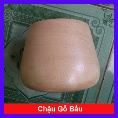 Chậu Gỗ Hình Bầu - Thiết Kế Độc Đáo, Gỗ Tự Nhiên, Thân Thiện Môi Trường, 98.000₫