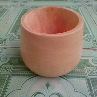 Chậu Gỗ Hình Bầu - Thiết Kế Độc Đáo, Gỗ Tự Nhiên, Thân Thiện Môi Trường, 98.000₫