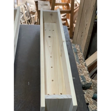 Chậu gỗ trồng cây hình chữ nhật 70x12x12 cm - Siêu rẻ 150.000 VNĐ, đẹp bền