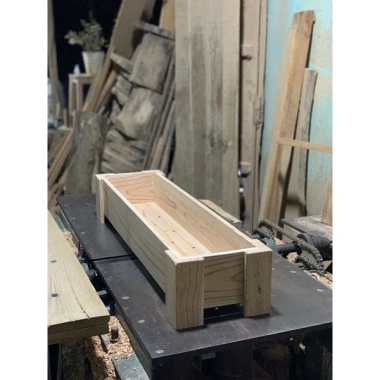 Chậu gỗ tự nhiên trồng cây 80x15x20cm - Giá ưu đãi 350.000 VND (giá gốc 430.500)