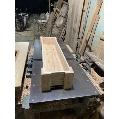 Chậu gỗ tự nhiên trồng cây 80x15x20cm - Giá ưu đãi 350.000 VND (giá gốc 430.500)