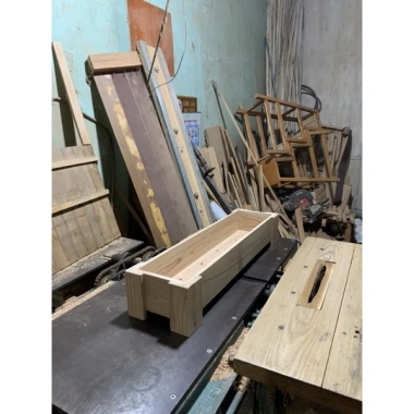 Chậu gỗ tự nhiên trồng cây 80x15x20cm - Giá ưu đãi 350.000 VND (giá gốc 430.500)