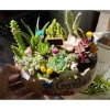 Chậu gốm mix sẵn sen đá xương rồng tiểu cảnh 18x14x7cm - Giá ưu đãi 199.000₫ 2