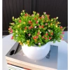Chậu hoa cắm sẵn chiêm điểm hồng, hoa chuông xinh - Trang trí bàn, kệ, chỉ 69.000₫