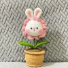 Chậu Hoa Len Mini Để Bàn - Quà Tặng Handmade Sinh Nhật 8/3 20/10 Giá 65k 6