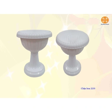 Chậu Hoa Ly Thấp 2.235 - Chậu Nhựa Trang Trí, Trồng Hoa Kiểng, Giá 65.000 giảm 4