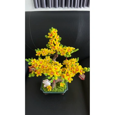 Chậu hoa mai kẽm Nhung để bàn - Thiết kế hiện đại, giá ưu đãi 420.000 VND, giảm 22%