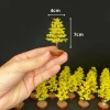 Chậu hoa mai tết mô hình 1:18 - cao 7cm x rộng 4cm, diorama, giảm giá 60.000₫
