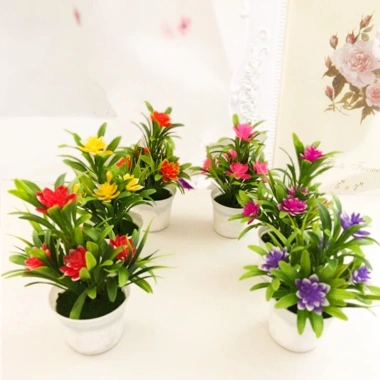 Chậu hoa Mini EHES Trang trí văn phòng và sân vườn ngoài trời, giá ưu đãi 31.208₫