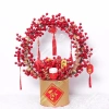 Chậu Hoa Tết Đào Đông A19 Handmade – May Mắn Tài Lộc, Trang Trí Tết 255k