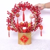 Chậu Hoa Tết Đào Đông A19 Handmade – May Mắn Tài Lộc, Trang Trí Tết 255k 8