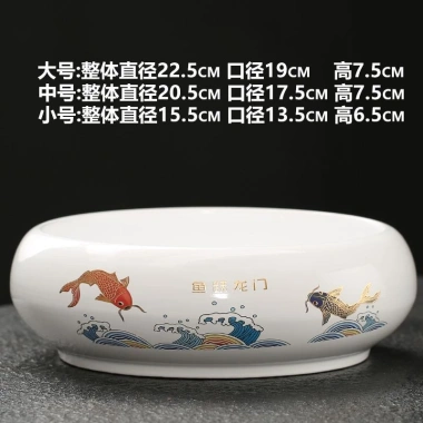 Chậu hoa thủy tiên gốm lớn cho cỏ đồng xu & sen - Giá ưu đãi 111.586₫ 3