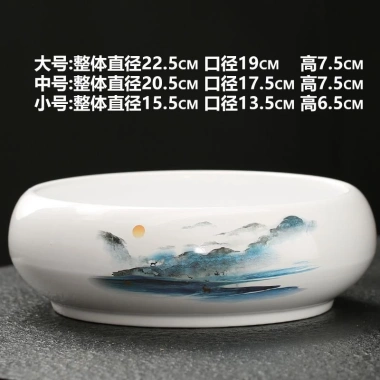 Chậu hoa thủy tiên gốm lớn cho cỏ đồng xu & sen - Giá ưu đãi 111.586₫ 10