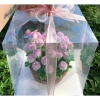 Chậu hoa tulip kẽm nhung Yagarden - Quà tặng 20/11 và Valentine, kèm hộp mika, giá ưu đãi 299.000₫ 2