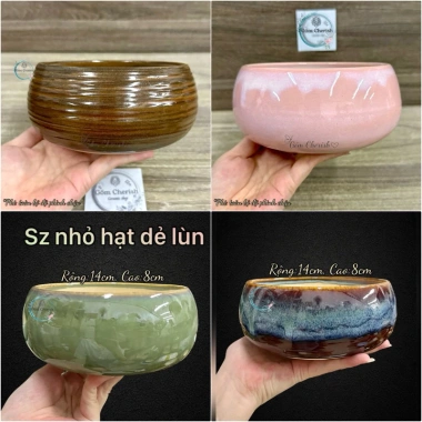 Chậu không lỗ trồng sen nước, cây cảnh, nuôi cá - Hạt dẻ lùn, giá chỉ 49.000₫ 7