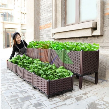 Chậu lắp ghép CLG-40 thông minh 120x40x22cm - Trồng rau hoa đa năng, giá ưu đãi 417.000₫ 4