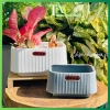 Chậu nhựa chữ Nhật đa năng để bàn, trồng lan, hoa trang trí, phong cách Nhật Bản, cho không gian xanh - giá ưu đãi 45.000₫ 6