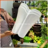 Chậu nhựa dáng cao giá sứ - Trồng cây kiểng, hoa trang trí văn phòng, giảm giá 35k 2