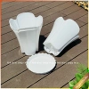 Chậu nhựa dáng cao giá sứ - Trồng cây kiểng, hoa trang trí văn phòng, giảm giá 35k 7