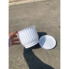 Chậu nhựa để bàn đĩa giả sứ tròn trắng 3 size – 18.000đ, trồng hoa cây cảnh 4
