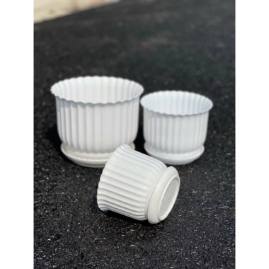 Chậu nhựa để bàn đĩa giả sứ tròn trắng 3 size – 18.000đ, trồng hoa cây cảnh 5 Chậu nhựa để bàn đĩa giả sứ tròn trắng 3 size – 18.000đ, trồng hoa cây cảnh 5