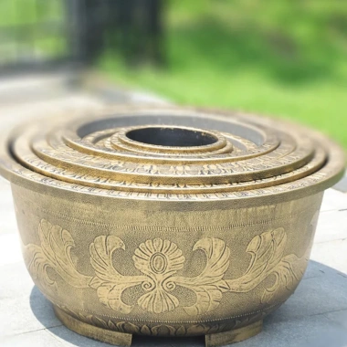 Chậu nhựa đồng hoa cổ điển size lớn - Trồng sen, cây cảnh, nuôi cá, súng, giảm giá 19%